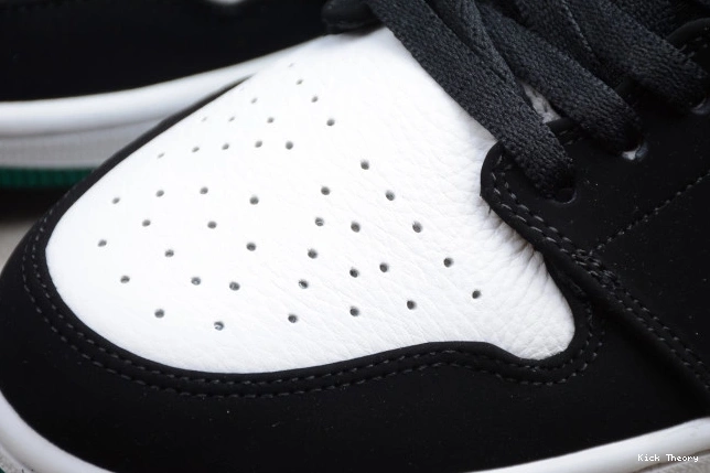 Kicked Out Shoe Store Mystic 1 Low Jordan Black White Green Air 553558-113 0804